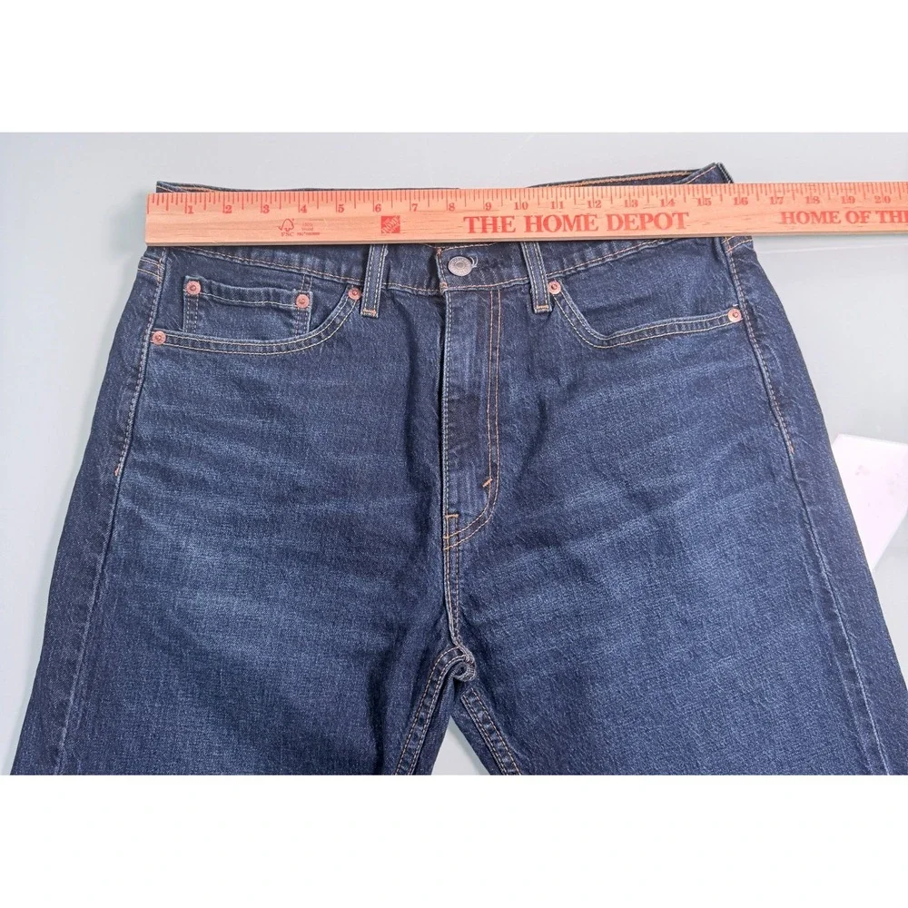 Levi's 505 Red Tag Jeans Mens 33x30 Dark Wash Blue Denim Preppy